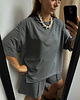 t-shirt damskie T-shirt Chillout graphite crew neck 5