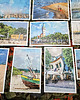 grafiki i ilustracje Sopot w akwareli - zestaw 13 grafik 15x23 cm 5