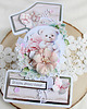 kartki scrapbooking Kartka cyferka jedynka na roczek z misiem GOTOWA 3