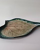 patery i talerze Duża Patera ceramiczna liść 2