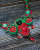 kolie Red Hot Chili- naszyjnik soutache 4