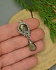 wisiory Długi wisiorek złote labradoryty wire wrapping 3