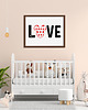 plakaty Plakat LOVE myszka miki NAPIS 1