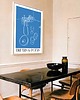 plakaty Plakat Blue table 1