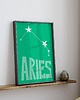 plakaty Plakat BARAN - ARIES Znaki Zodiaku Gwiazdozbiór 2