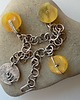 bransoletki wire wrapping -bursztyny na surowo- 1