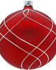 ozdoby choinkowe Bombki okrągłe: czerwona laska cukrowa 3