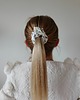 gumki do włosów Gumka jedwabna, scrunchie, frotka lawendowe pole MIDI 2