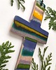 dodatki - różne Kolorowy krzyżyk ceramiczny 1