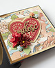 kartki scrapbooking Kartka ślubna w pudełku 3