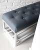 ławki Siedzisko ławka loft z półką na buty metalowa 5