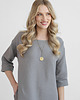 sukienki midi damskie Lniana Sukienka PEONY TRUE GRAY 3