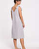 sukienki midi damskie Sukienka na ramiączkach-szara(B-148) 1