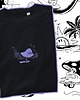 t-shirty męskie Czarny długi T-shirt Shrooms 6