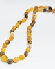 korale Matowy  naszyjnik z bursztynu bałtyckiego -  Naszyjnik Bursztynowy Korale 1
