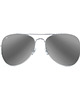 okulary damskie Małe srebrne pilotki Silver Smoke Mile Highs 2