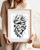 plakaty Plakat Oczy abstrakcja 2