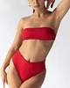 stroje kąpielowe i kostiumy kąpielowe damskie TROPIKO SWIMWEAR - CAPRI BANDEAU TOP czerwony 1