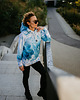 bluza z kapturem damska Damska Bluza Expres Zamek DR.CROW Waves 1