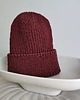 czapki i kapelusze męskie Bordowa czapka surfer FISHERMAN merino 6