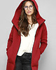 bluza z kapturem damska Bordowa bluza z kapturem Delfina 2