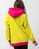 bluza z kapturem damska Bluza z kapturem  damska "KOLOROWO MI" limonka 2