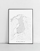 grafiki i ilustracje Finlandia - mapa Finlandii - plakat 1