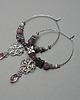 kolczyki - inne Alloys Collection flower vol. 9 /ruby/ - kolczyki 1