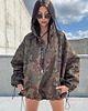 kurtki damskie Camo looseZip oversize jacket 2