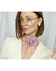 chokery Jedwabny fioletowy  choker 1
