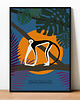 plakaty Plakat Fine Art giclee Gibon czarny. Polski New Look 2