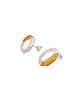 kolczyki srebrne Kolczyki srebrne LABEL AMBER - satin silver earrings 5