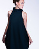 sukienki midi damskie Turtleneck marine 1