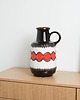 wazony Wazon ceramiczny z uchwytem, niemiecki design, lata 60,  West Germany 7