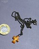wisiory Uroczy bursztynowy krzyżyk ręcznie wycięty. Dla delikatnej osoby 6