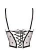 biustonosze damskie Koronkowy półgorset bralette Black Moon 1
