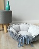 legowiska dla psów i kotów Legowisko DAISY 80cm velvet + różowe minky 5