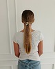 gumki do włosów Gumka jedwabna, scrunchie, vinateg bloom MINI 5