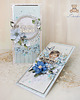 kartki scrapbooking Kartka dla babci, prezent na Dzień Babci "Forget Me Not 1" GOTOWA 3