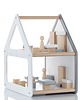 klocki i zabawki drewniane Drewniany domek dla lalek NOWOŚĆ! 4