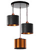 lampy wiszące Piękne miedziana lampa wisząca LUX GOLD 1