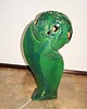 lampy stołowe Lampa-rzeźba Głowa, ceramika szkliwiona, vintage, Polska, XX w. 7