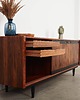 komody Sideboard palisandrowy, duński design, lata 70, produkcja: Skovby M 3