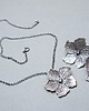 naszyjniki - inne Flower /violet/ -  naszyjnik srebrny 3