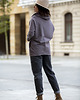 bluza z kapturem damska Nublouse - Bluza z kominem cappuccino 6