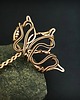 zakładki do książek Ozdobna miedziana zakładka do książki wire wrapping 4