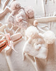 czapki dziecięce Dziewczęca czapka na zimę FULVIA z dwoma pomponami ivory 5