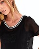 t-shirt damskie Bluzka  z dzianinowym topem 3