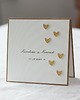 kartki scrapbooking Kartka ślubna ze złotymi sercami 2