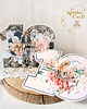 kartki scrapbooking Kartka urodzinowa na 18 urodziny, kartka cyferka "Glam" GOTOWA 3